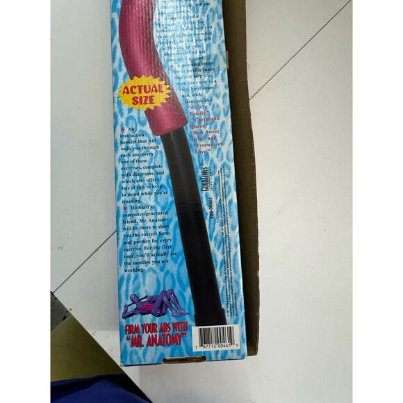 VTG 1997 Richard Simmons Ab Formula Video Workout VHS Booklet and AB Bar - Picture 6 of 6